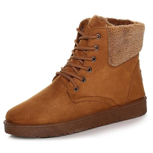 Men's Shoes Snow Boots Flat Heel Ankle Boots More Colors available