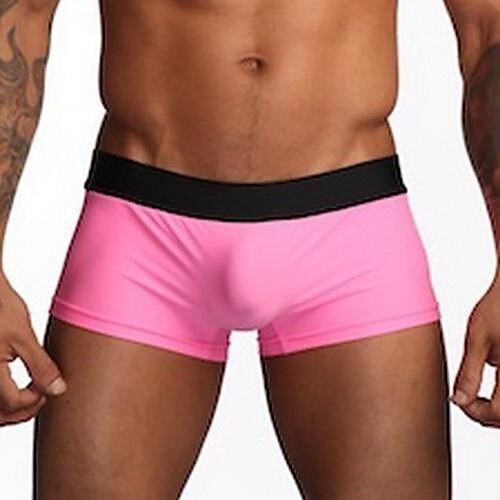 N2N Men's Model Mesh Sexy Comfortable Breathe Boxers Underwear
