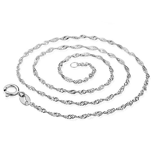 Pure Women's 925 Silver-Plated High Quality Handwork Elegant Necklace