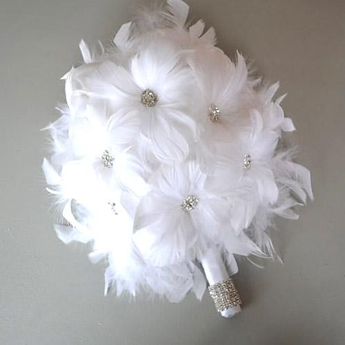 

Wedding Flowers Bouquets Wedding Leather 4.72""(Approx.12cm) Christmas