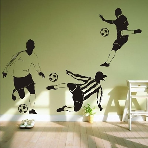 наклейки на стены наклейки на стены, современный футбол пвх наклейки на стены 1шт