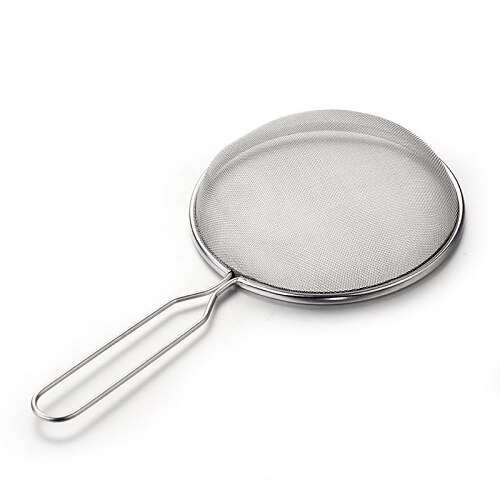 herramienta de mano para hornear cocina rejilla tamiz de aceite de soja harina de azúcar neto filtro de la leche