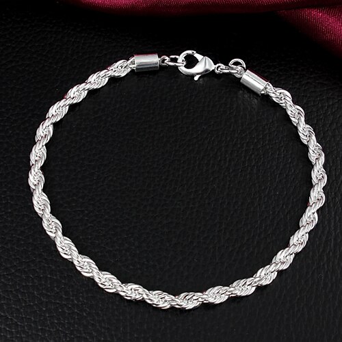 Uyuan Women's 925silver Delicacy Silver Ornament Bracelet