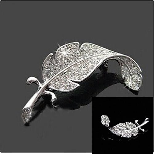 Men's Women's Brooches Fashion Rhinestone Alloy Jewelry For Party Special Occasion Birthday Gift Daily Casual