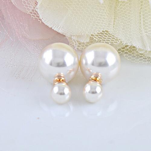 Pentru femei Perle Cercei Stud femei Modă Perle Imitație de Perle cercei Bijuterii Alb Pentru Zilnic