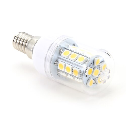 3 W LED-kornpærer 200 lm E14 T 27 LED perler SMD 5050 Varm hvit 220-240 V / #