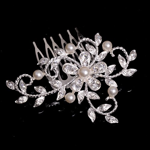 Crystal / Fabric / Alloy Tiaras / Hair Combs with 1 Wedding / Special Occasion / Party / Evening Headpiece