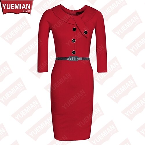 YUEMIAN™ Women's Half Sleeve Slim Fashion Bodycon Dresses