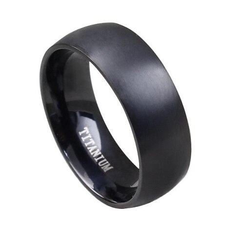 

Band Ring For Men's Party Wedding Casual Titanium Steel Tungsten Steel