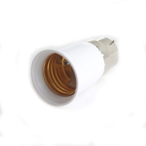 yksittäinen liitin e27 - b22 lamppu lampun pidike adapteri lisävaruste 1kpl