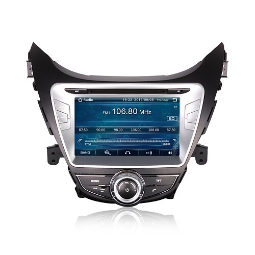 cusp® reproductor de DVD del coche 2din 8 pulgadas para Hyundai Elantra / avante / i35 2011 a 2013 de los gps de apoyo, bt, rds, juego, ipod