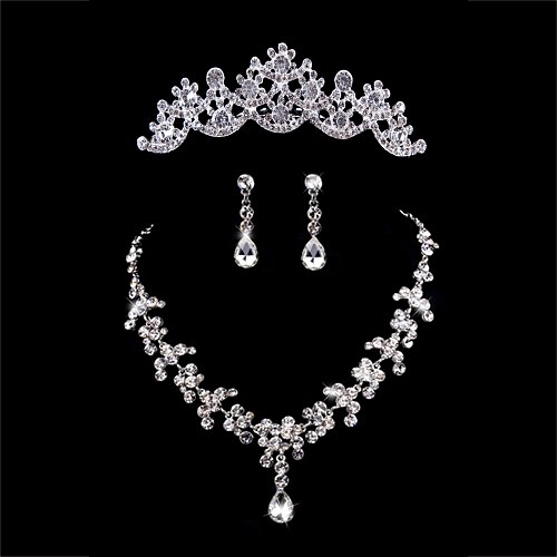 Γυναικεία Ασημί Σετ Κοσμημάτων Σκουλαρίκια Κοσμήματα Ασημί Για Πάρτι Γάμου Ειδική Περίσταση Επέτειος Γενέθλια Δώρο / Αρραβώνας