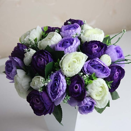 زهور الزفاف باقات زفاف البوليستر 5.91"(Approx.15cm)