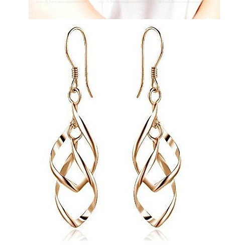 May Polly  Bicyclic twisted earrings
