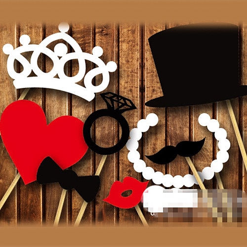 

Photo Booth Props Pearl Paper Wedding Decorations Party / Wedding Beach Theme / Garden Theme / Vegas Theme Fall / Winter / Spring