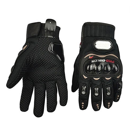 Guantes de moto Dedos completos Poliuretano/Algodón/Nailon/ABS M/L/XL Rojo/Negro/Azul