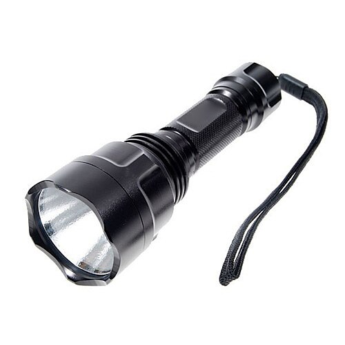 UltraFire Lampes Torches LED LED 1000 lm 5 Mode Cree XP-E R2 avec Pile et Chargeur Camping/Randonnée/Spéléologie Noir