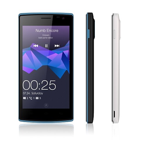 Blackview Breeze 4.5 " Android 4.4 Smartphone 3G (Dual SIM Quad Core 5 MP 1GB + 4 GB Negro / Blanco)