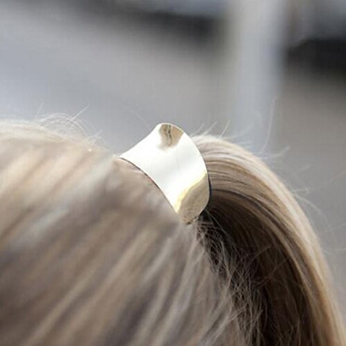Women's Hair Ties For Party Casual Daily Flower Alloy Golden Silver