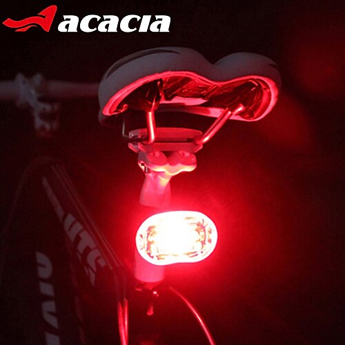 Luci bici / Luce posteriore per bici / luci di sicurezza LED / - Luci bici Ciclismo Luce LED, Facile da portare Batteria a bottone Batteria Ciclismo - Acacia / IPX-4