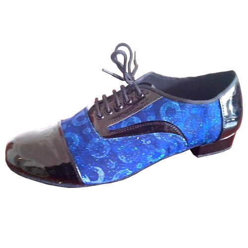 Férfi Dance Shoes Latin cipők Modern cipők Báli Magassarkúk Vaskosabb sarok Személyre szabható Többszínű / Otthoni / Gyakorlat / Professzionális / EU42
