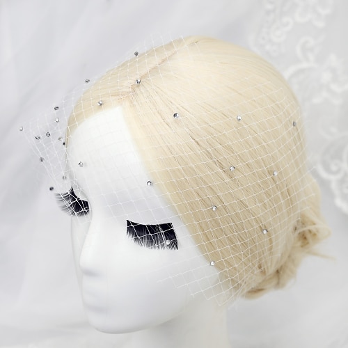 

Strass / Nett Fugleburslør med 1 Bryllup / Spesiell Leilighet Hodeplagg