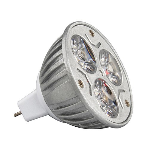 3 W LED-spotlights 210-245 lm GU5.3(MR16) MR16 3 LED-pärlor Högeffekts-LED Dekorativ Varmvit Kallvit RGB 12 V / 1 st / RoHs / CE / CCC