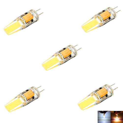 ywxlight® g4 200-300lm cob led bi-pin lights blanco cálido blanco natural blanco led maíz bombilla lámpara lámpara dc 24v ac 24v ac 12v