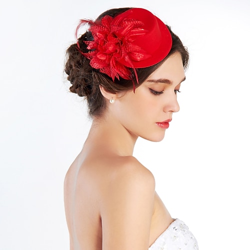 Fascinators Crystal Kentucky Derby Hat / Fabric Crown Tiaras / Hats with 1 Piece Wedding / Party / Evening Headpiece