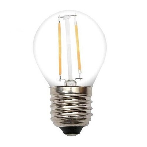 1pc 2 W LED Glühlampen 80-120 lm E26 / E27 G45 2 LED-Perlen COB Dekorativ Warmes Weiß 220-240 V / ASTM / RoHs
