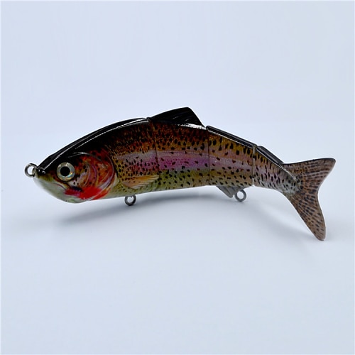 5 Inch 18 Gram Rainbow Trout Swimbait Multi-jointed Fishing Lures