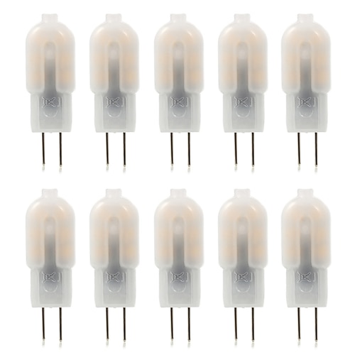 

10pcs 3W LED Bi-pin Lights Bulbs 300lm G4 12LED Beads SMD 2835 Dimmable Landscape 30W Halogen Bulb Replacement Warm Cold White 360 Degree Beam Angle 220-240V 12V