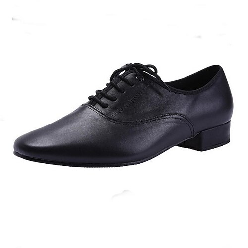 Zapatos de baile (Negro) - Moderno - No Personalizable - Tacón plano