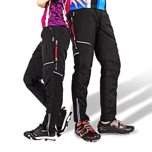 

Nuckily Unisex Bike Pants / Trousers Bottoms Sports Solid Colored Fashion Waterproof Windproof Rain Waterproof Breathable Black Polyester Spandex Clothing Apparel Bike Wear / Quick Dry / Quick Dry
