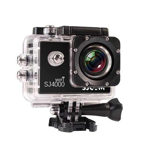 SJCAM SJ4000 WIFI Action Camera / Sports Camera GoPro 屋外レクレーション ブログ 防水 / WiFi 32 GB 8 mp / 5 mp / 3 mp 4X 1920 x 1080 ピクセル 1.5 インチ CMOS H.264 30 m ±2EV / Android携帯電話 / iPhone iOS