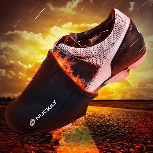 

Nuckily Adults' Cycling Shoes Cover / Overshoes Cycling Shoes Thermal Warm Waterproof Windproof Cycling / Bike Black Men's Cycling Shoes / Breathable / Breathable / Quick Dry