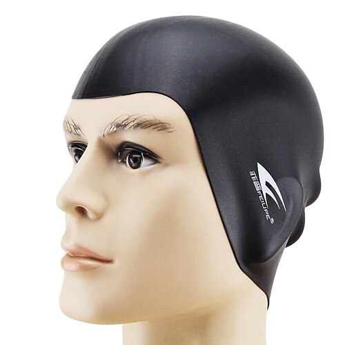 Swim Cap for Adults Silicone Waterproof Comfortable Keep Hair Dry Swimming Diving