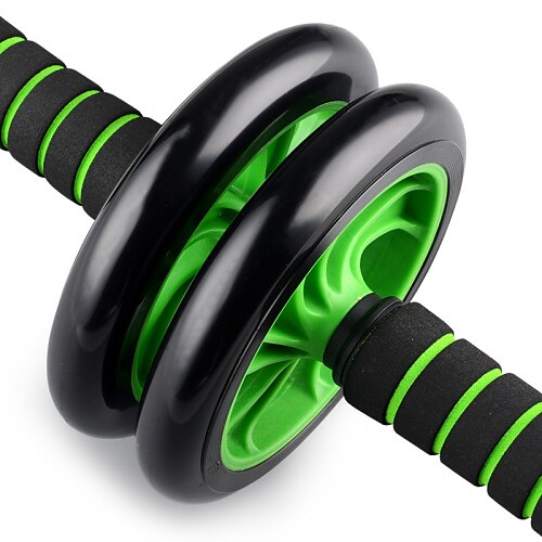 Ab Wheel Roller Gummi Lav Larm Holdbar Skumgreb Vægttab Core Stabilitet Toning af mavemusklerne Træning & Fitness Gym træning Træning Til Ben Mave Hjem Kontor