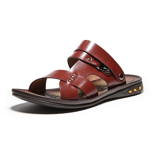 Aokang® Men's Leather Sandals - 141723068