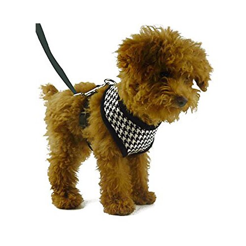 Hond harnassen Lijnen Verstelbaar / Uitschuifbaar tekstiili Kleine hond Middelgrote hond Grote hond Zwart Rood
