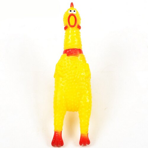 

Interactive Novelty Squeaking Toy Screaming Chicken Chicken Toy Dog Play Toy Kids Cat Dog Squeak / Squeaking Chicken & Chick Durable Rubber Gift Pet Toy Pet Play