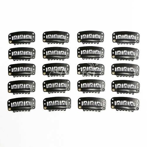 

Extension Tools Aluminium Clips Clips 50 pcs Natural Black