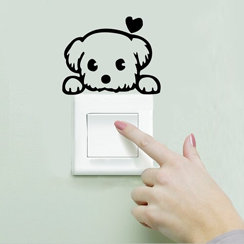 

Landscape / Animals Wall Stickers Animal Wall Stickers Light Switch Stickers, Vinyl Home Decoration Wall Decal Wall Decoration / Washable / Removable 1310cm