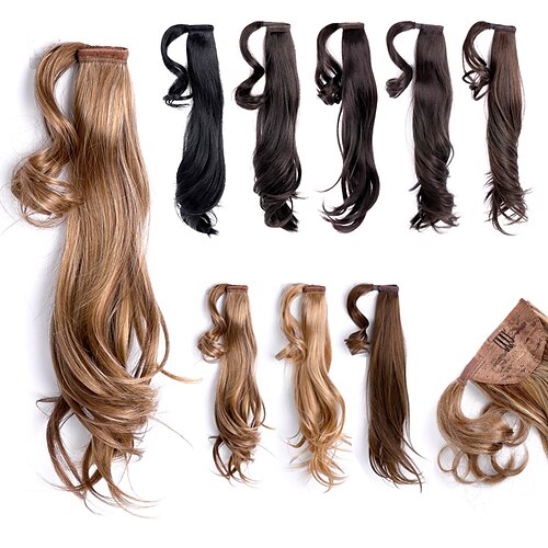 Clip In Body Wave Hair Piece Hair Extension 18 inch Medium Brown #6 #8 #27/613 #P6G.9G