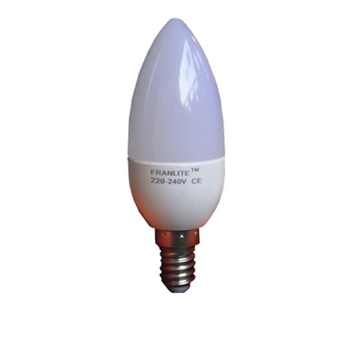 6W E14 LED-stearinlyspærer C35 8 SMD 5630 550 lm Varm hvid Vekselstrøm 220-240 V 1 stk.