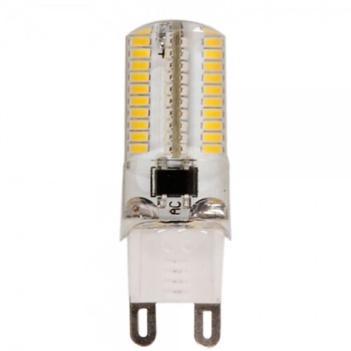 1pc 6 W LED Λάμπες Καλαμπόκι 550-600 lm E14 G9 G4 T 80 LED χάντρες SMD 3014 Με ροοστάτη Θερμό Λευκό Ψυχρό Λευκό 220-240 V 110-130 V / 1 τμχ / RoHs