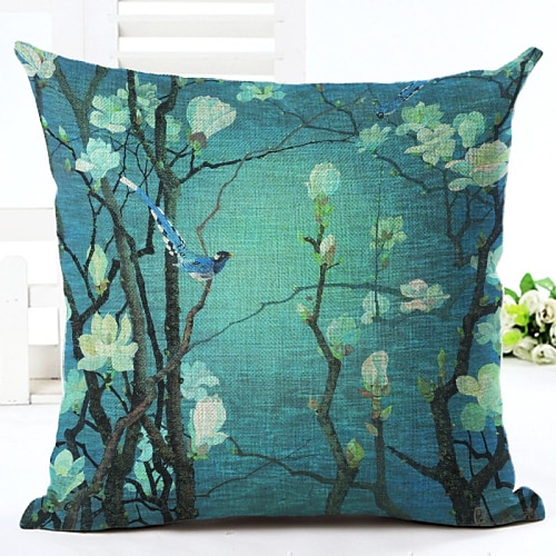 

Cushion Cover 1PC Soft Decorative Square Throw Pillow Cover Cushion Case Pillowcase for Sofa Bedroom Superior Quality Mashine Washable Pack of 1 Outdoor Cushion for Sofa Couch Bed Chair Faux Linen