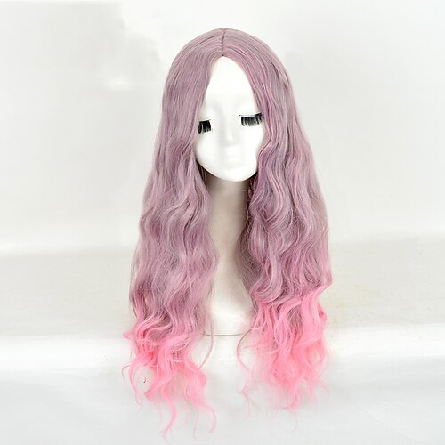 Synthetic Hair Wigs Wavy Capless Carnival Wig Halloween Wig Long