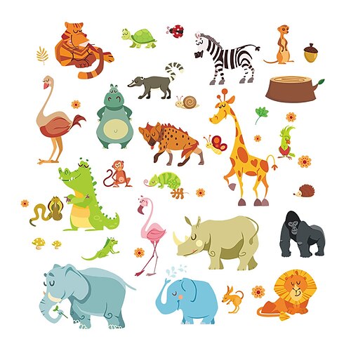 

Cartoon Wall Stickers Removable Vinyl Stickers, Home Decoration Wall Decal Wall Stickers for bedroom living room 30X60cm