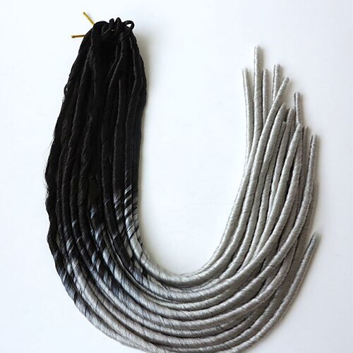 

Dreadlocks Faux Locs Nu Locs Trança Box Braids Âmbar Cabelo Sintético Cabelo para Trançar 20 raízes / pacote